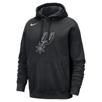 Nike San Antonio Spurs Club Pullover Hoodie Black - Pánske - Mikina Nike - Čierne - FB4774-010 - Veľkosť: 2XL