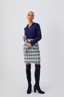 Marisse Ołówkowa spódnica z paskiem Z-SC-3603 GREY