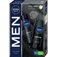 NIVEA MEN Deep Geschenkset (für den Körper) für Herren