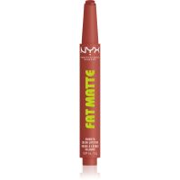 NYX Professional Makeup Fat Matte Lippenbalsam mit mattierender Wirkung Rose Robe 2 g
