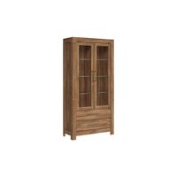 Welnova VITRÍNA, farba duba, 98/201/42 cm