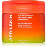 APRILSKIN Carrotene IPMP Instant Calming Serum Pads Reinigungspads mit beruhigender Wirkung 80 St.