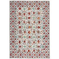 Flair Rugs TKANÝ KOBEREC, 160/230 cm krémová, červená