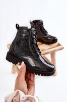 BIG STAR SHOES Gyermek lakkozott meleg csizma Big Star