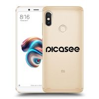 Silikónový prehľadný obal pre Xiaomi Redmi Note 5 Global - Picasee - new logo - black