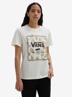 Vans Trippy Floral Tricou Alb