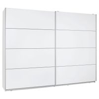 Ti'me SKŘÍŇ S POSUVNÝMI DVEŘMI, bílá, 270/210/61 cm