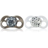 Twistshake Orthodontic 6m+ πιπίλα Black+White 2 τμχ