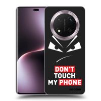 Silikónový čierny obal pre Honor Magic7 Lite 5G - Evil Eye - Transparent