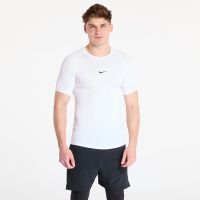 T-shirt Nike Pro Men's Dri-FIT Tight Short-Sleeve Fitness Top White/ Black XXL