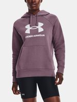 Under Armour UA Rival Fleece Big Logo Hdy Majica dugih rukava ljubičasta