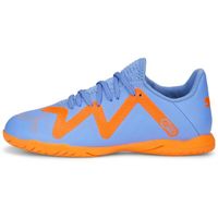 Puma FUTURE PLAY IT JR Детски обувки за зала, светлосиньо, размер 38