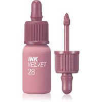 peripera Ink Velvet seidiger Lippenstift Farbton 28 Mauveful Nude 4 g