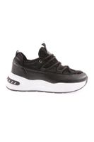 DGN Z88 23y Women's Thick Sole Sneakers Shoes Black