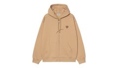 Carhartt WIP Hooded Heart II Hartt Sweat Ja Pánske - Mikiny a mikiny s kapucou Carhartt WIP - Hnedá - I035176_07E_XX-XL - Size: XL