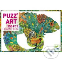 Chameleón: umelecké puzzle - puzzle z kategorie Umělecké