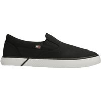 Tommy Hilfiger VULC CANVAS Дамски slip-on гуменки, черно, размер