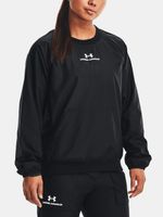 Under Armour UA Rush Woven Crew Sweatshirt Schwarz