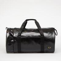 FRED PERRY Tonal Large Barrel Bag Black/ Gold Universal