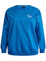 Active by Zizzi Sportska sweater majica 'Cannie'  plava / bijela