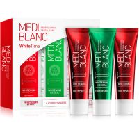 MEDIBLANC Dental Care White Time Set set zobne nege za sijoče bele zobe 3x100 ml