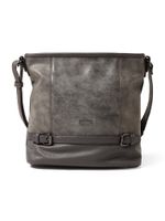 TOM TAILOR Torba preko ramena 'Juna'  taupe siva / tamo siva / srebro