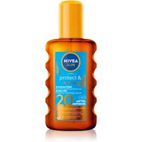 Nivea Sun Protect & Bronze suchý olej na opaľovanie SPF 20 200 ml