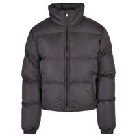 Women's Peached Puffer Jacket Black