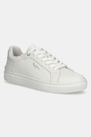 Pepe Jeans sneakers din piele CAMDEN EDITION W femei, culoarea bej, PLS00041