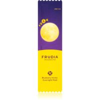 Frudia Honey Blueberry nočna vlažilna maska za občutljivo in suho kožo 5 ml