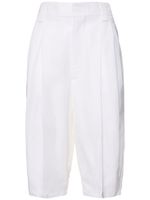 Viscose Twill Bermuda Shorts