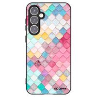 Silikónový čierny obal pre Samsung Galaxy S23 FE S711B - Farebná strecha