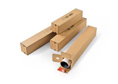 10 ks - Zásielkový tubus A2 z vlnitej lepenky - 108x108x430