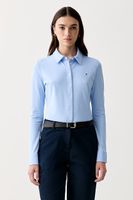 Tommy Hilfiger cămașă pentru femei din bumbac cu elastan