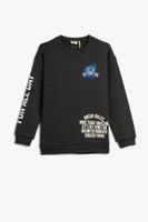 Koton Boys' Anthracite Sweatshirt