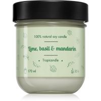 Tropicandle Lime, Basil & Mandarin aроматична свічка 170 мл