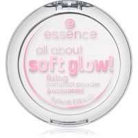 essence All About Soft Glow! transparentný fixačný púder pre rozjasnenie pleti 8 g
