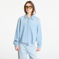 Πουκάμισο Calvin Klein Jeans Cropped Ls Shirt Blue XXS