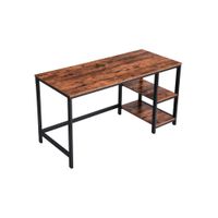 Boxxx PÍSACÍ STÔL, hnedá, čierna, 140/60/75 cm