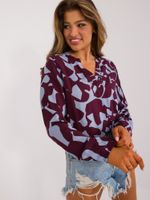 Blouse-D73771M11186A-burgundy