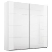 Rauch Möbel SKŘÍŇ S POSUVNÝMI DVEŘMI, bílá, vysoce lesklá bílá, 181/210/62 cm