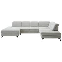 Beldomo Style SEDACÍ SOUPRAVA, textil, barvy stříbra