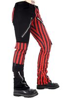 spodnie męskie Black Pistol - Freak Pants Stripe (Black/Red) - B-1-21-319-04 32