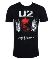 Herren T-Shirt U2 - SONGS OF INNOCENCE RED SHADE - PLASTIC HEAD S
