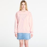 Bluza GUESS Ls Triangle Glitter Sweatshirt Pink M