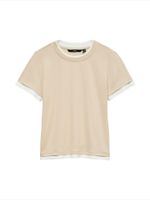 VERO MODA Majica 'VMKENDALL'  svijetlosiva / bijela