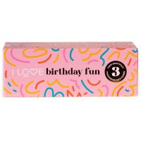 I love... Special Moments Birthday Fun Geschenkset für das Bad 3x150 g