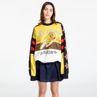 adidas Archive Cycling Sweatshirt Eqt Yellow/ Cloud White/ Black L
