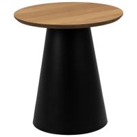 MID.YOU KONFERENČNÝ STOLÍK, prírodná farba, drevo, kov, 45/48/45 cm