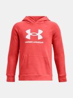 Under Armour UA Rival Fleece BL Hoodie Sweatshirt Kinder Rot